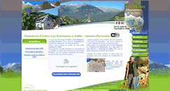 Desktop Screenshot of chambres-hotes-tourmalet.com